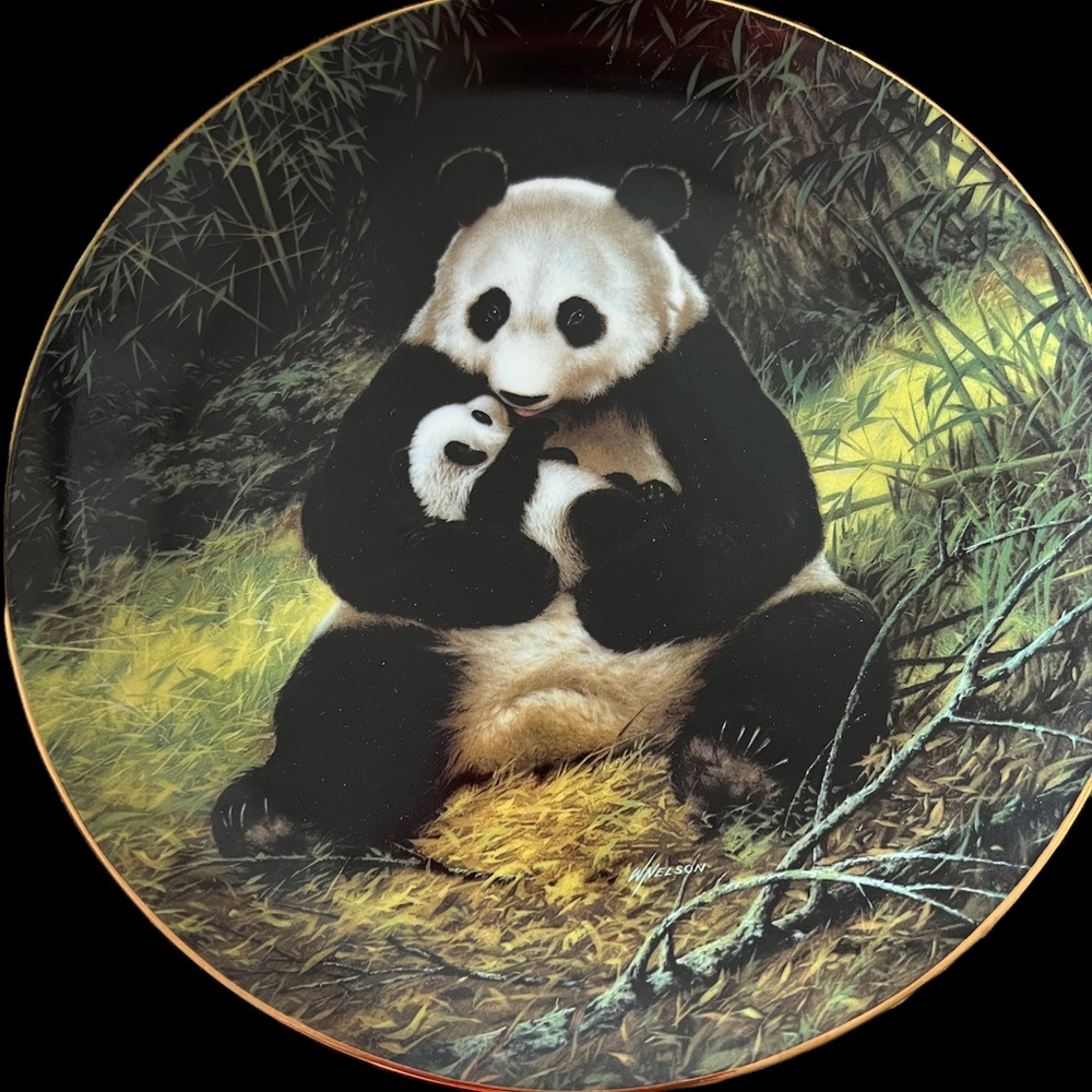 “The Panda" Collectible Plate